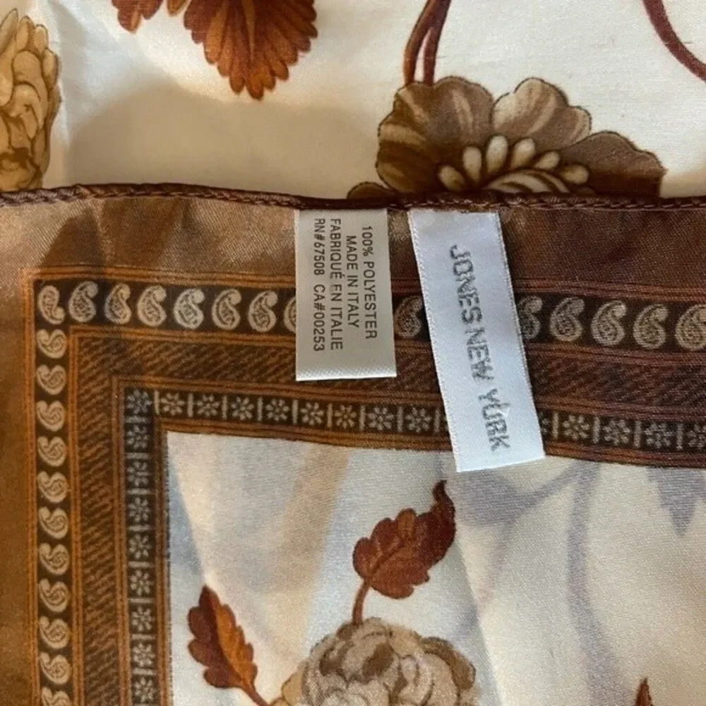 Jones New York Silk Scarf